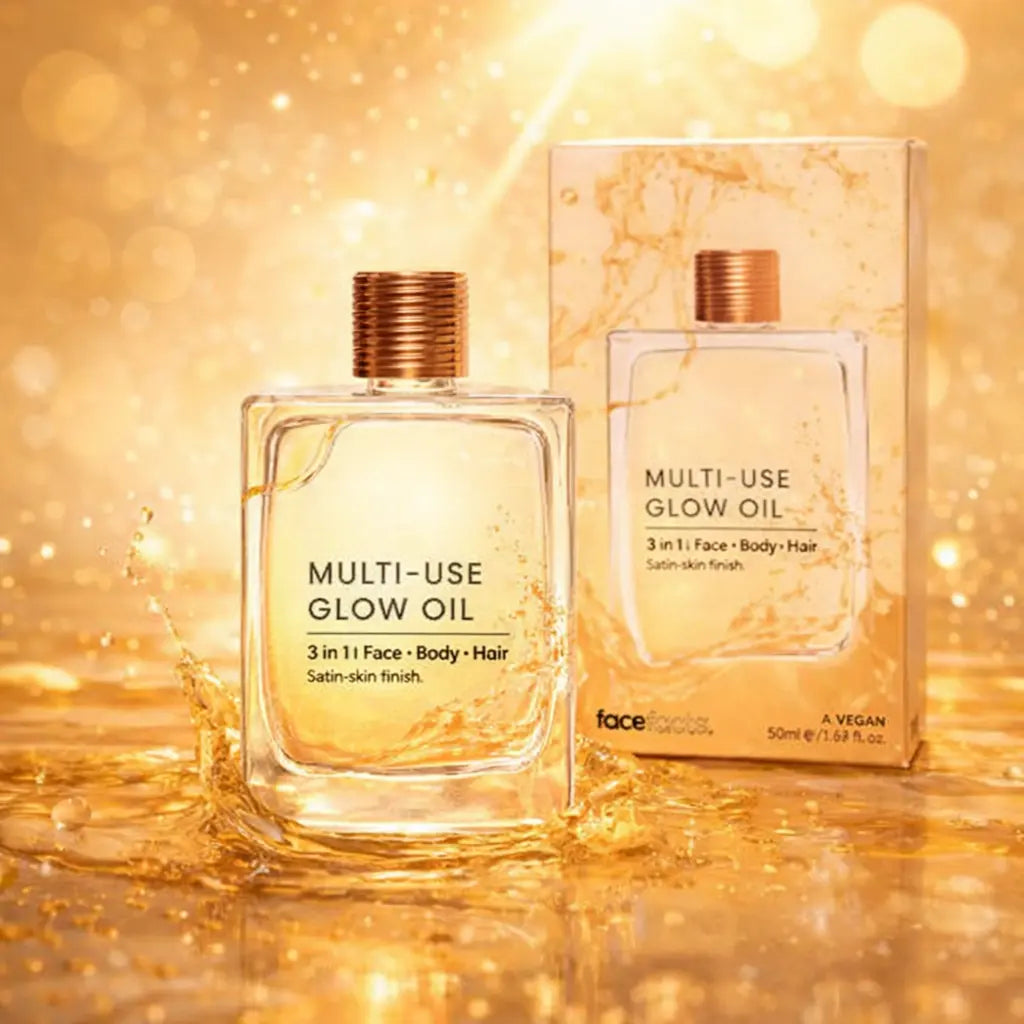 Huile Éclat Multi-Usage Face Facts 3-en-1 50 ml