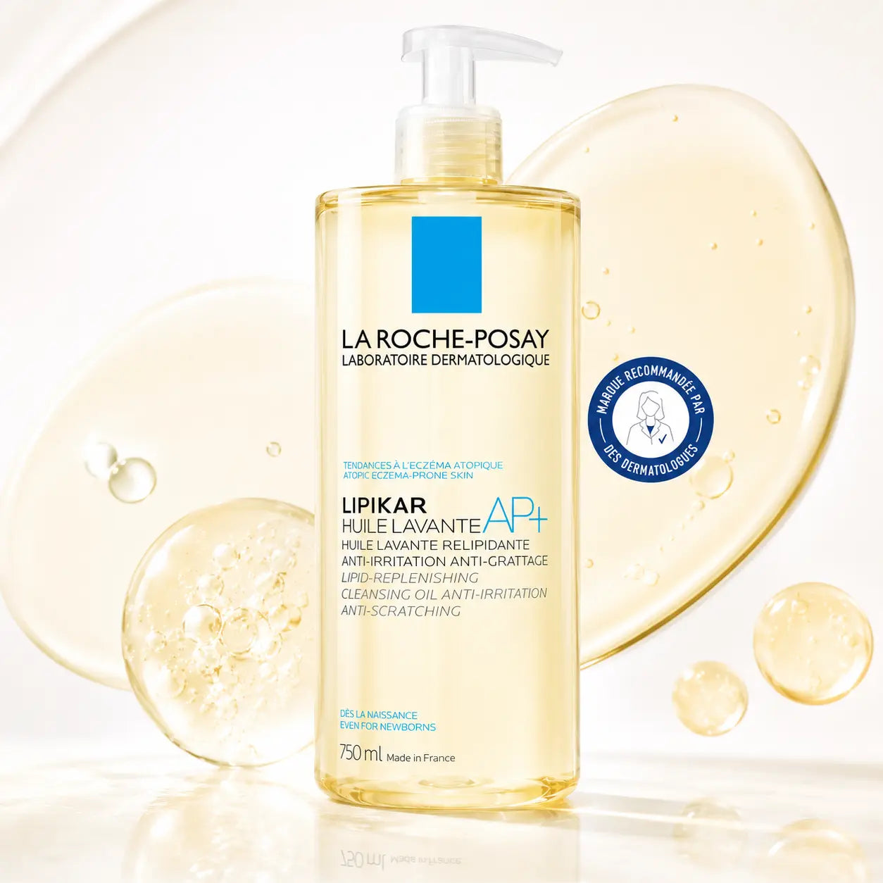 Huile Lavante Relipidante La Roche-Posay Lipikar AP+ — 750 ml