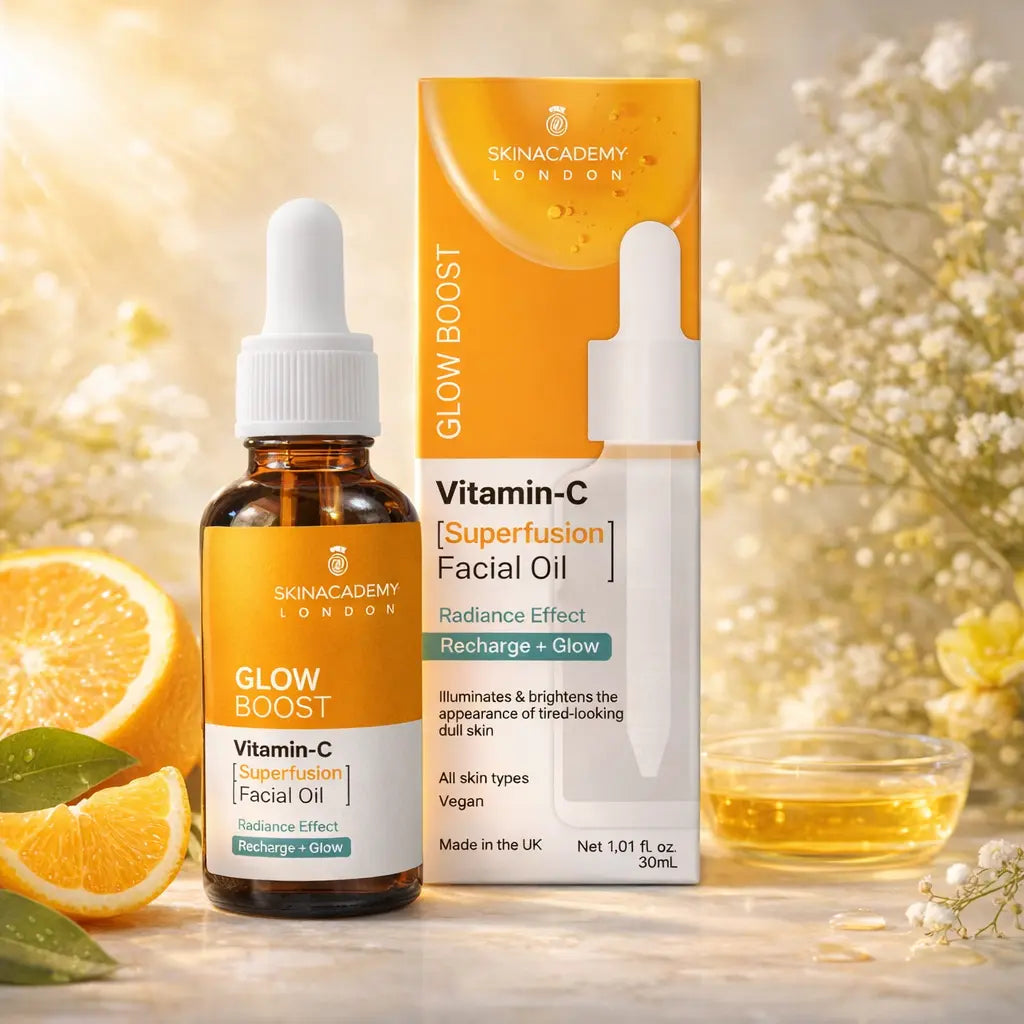 Huile Visage Éclat Skin Academy Glow Boost Vitamine C — 30 ml
