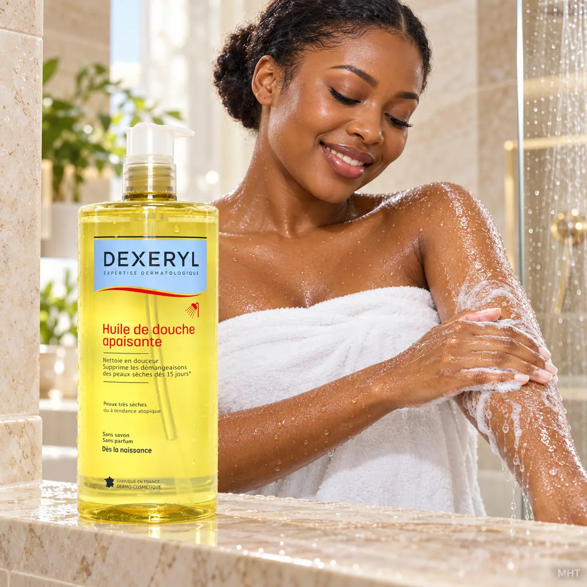 Huile de Douche Apaisante Dexeryl — 1 L