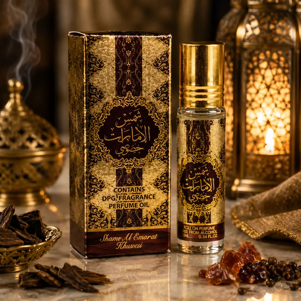 Huile de parfum concentrée Ard Al Zaafaran Shams Al Emarat Khususi — 10 ml
