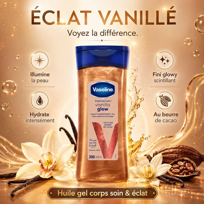 Huile pour le corps Vaseline Intensive Care Vanilla Glow — 200 ml