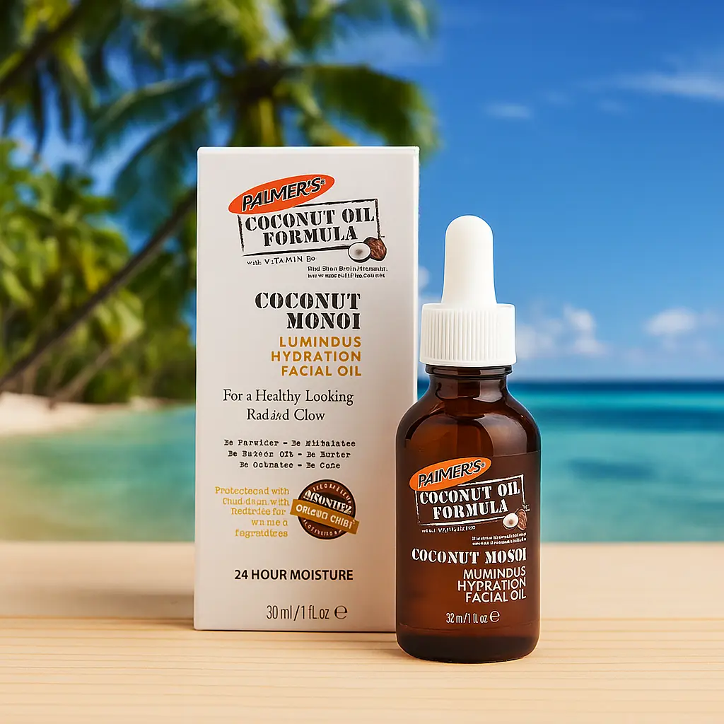Huile pour le visage hydratante lumineuse au monoï de noix de coco de Palmer's - 30 ml PALMER'S