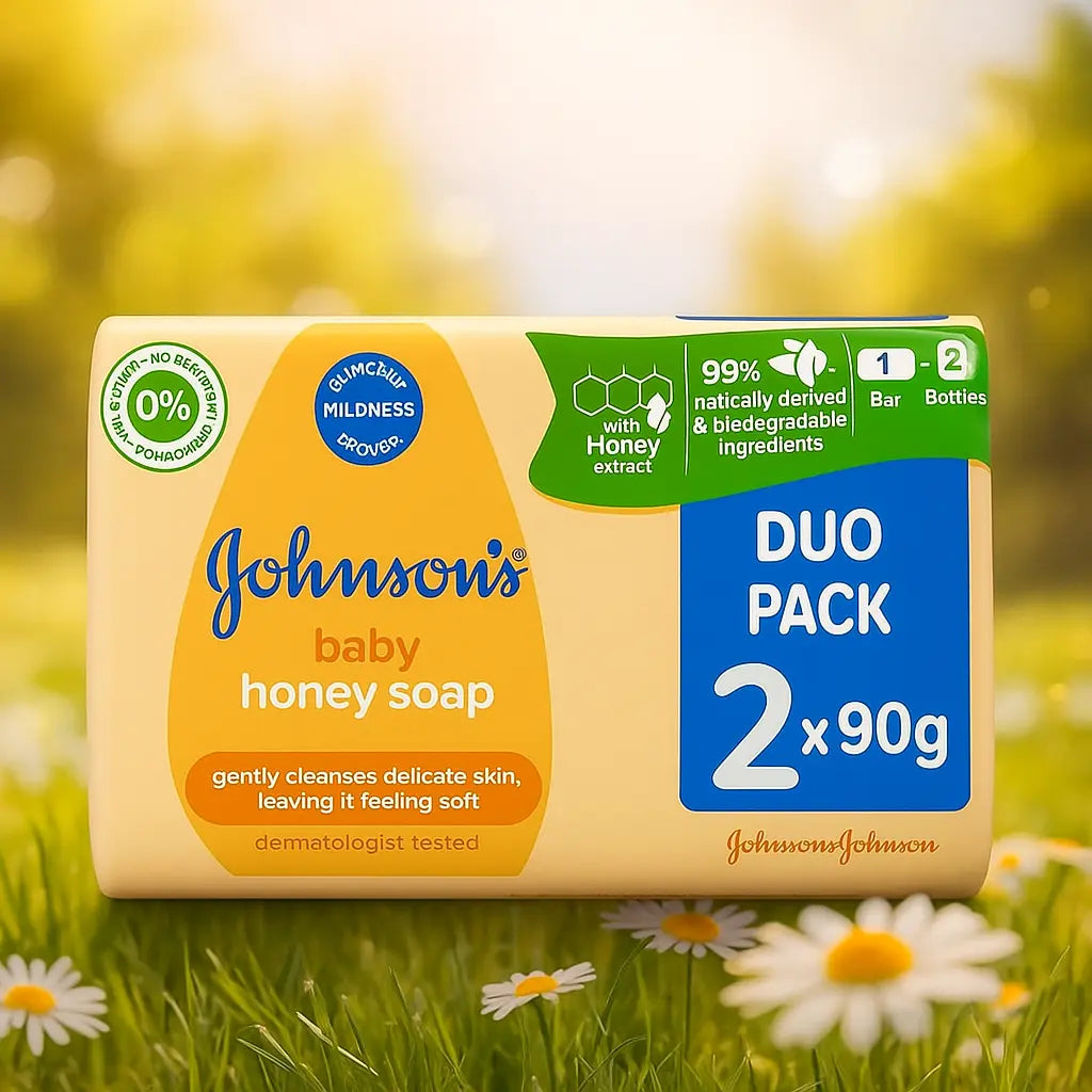 JOHNSON’S Baby — Savon au miel (Duo 2×90 g) BABY JOHNSONS