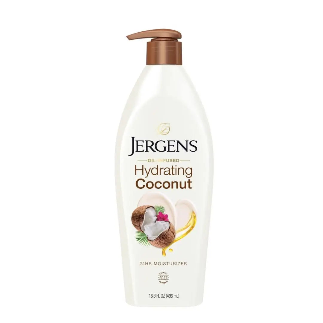 Jergens lotion hydratante à la noix de coco de pour la peau sèche 496 Ml JERGENS