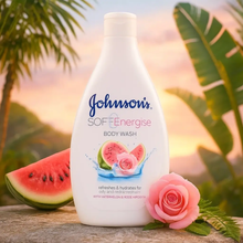 Charger l&#39;image dans la galerie, Johnson&#39;s Soft &amp; Energise Gel douche à l&#39;arôme de pastèque et de rose 400 ml DOVE
