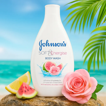 Charger l&#39;image dans la galerie, Johnson&#39;s Soft &amp; Energise Gel douche à l&#39;arôme de pastèque et de rose 400 ml DOVE
