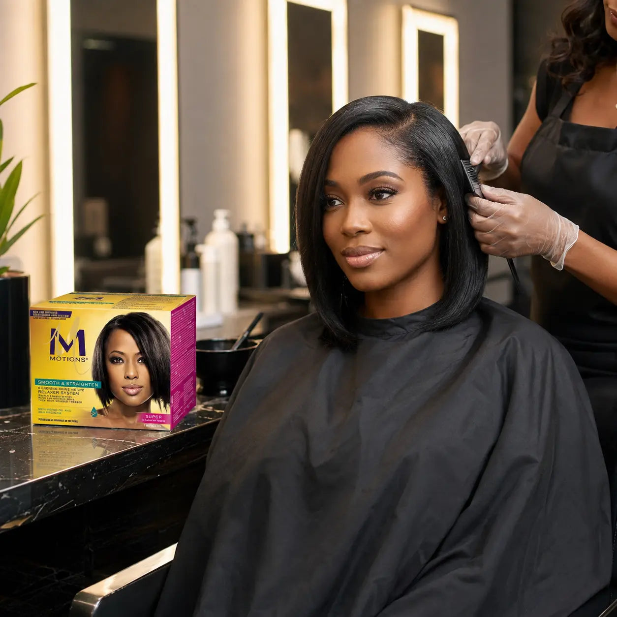 Kit de Défrisage Sans Soude Motions Smooth & Straighten