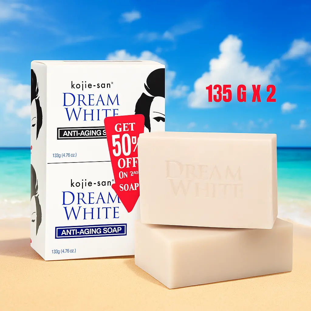 Kojie San Dream Savon Anti-Âge Blanc 135 g x 2 KOJIE SAN