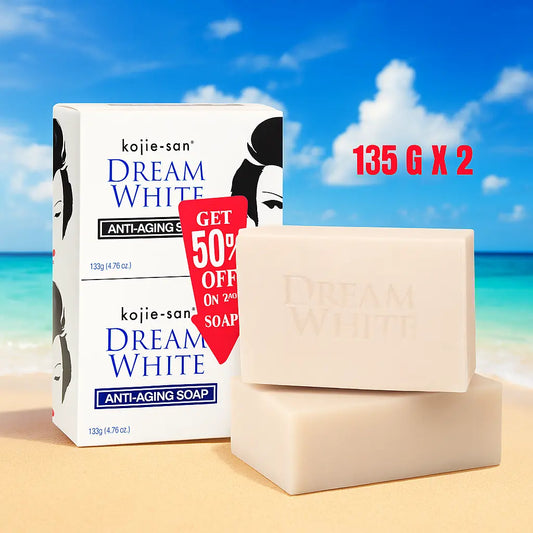 Kojie San Dream Savon Anti-Âge Blanc 135 g x 2 KOJIE SAN