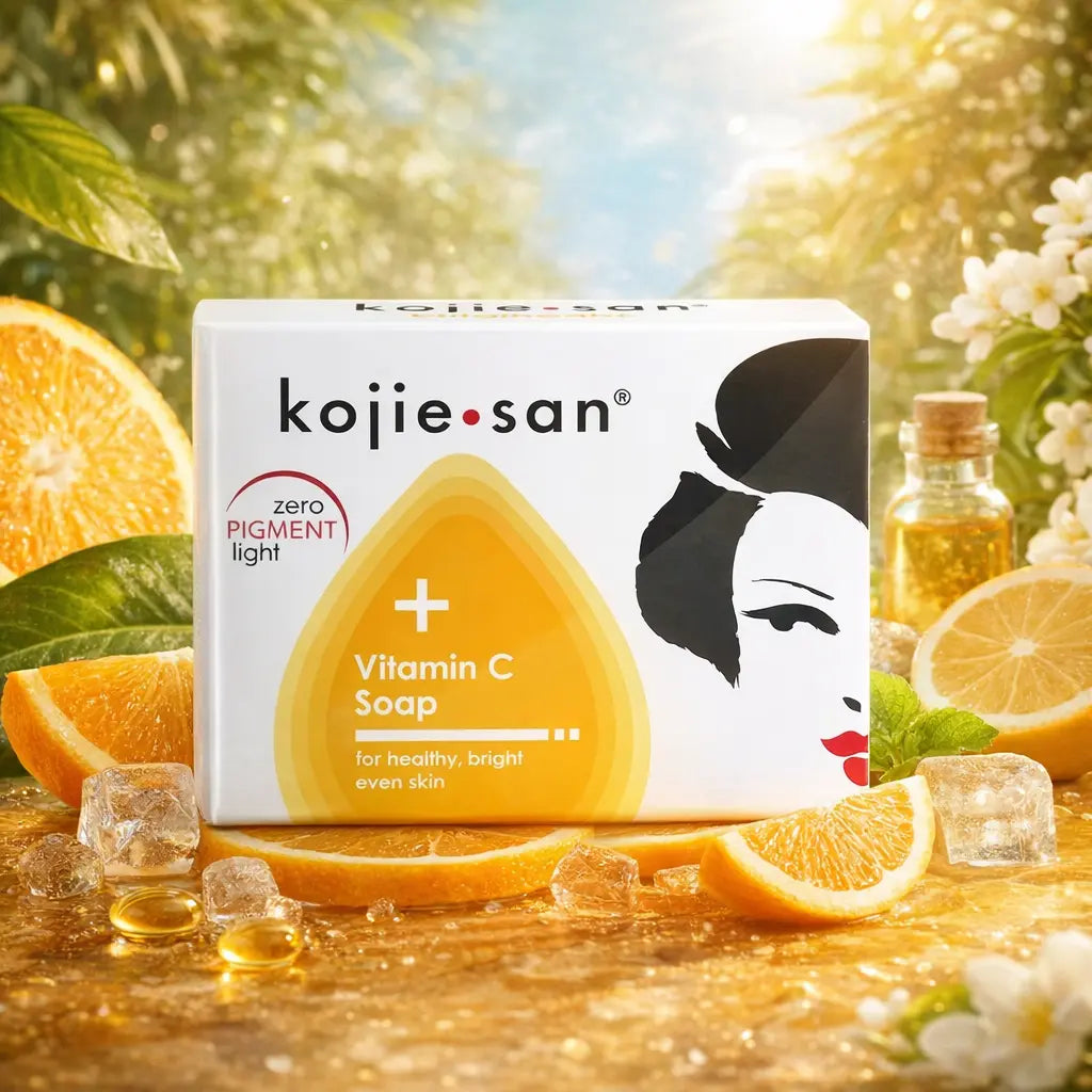 Kojie San + Vitamin C Soap (Savon Éclaircissant &amp; Éclat Intense) 100 G - MHT MULTI SERVICES