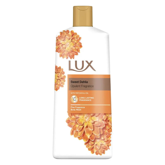 LUX Gel douche , Dahlia doux à l'huile de patchouli 600 Ml LUX