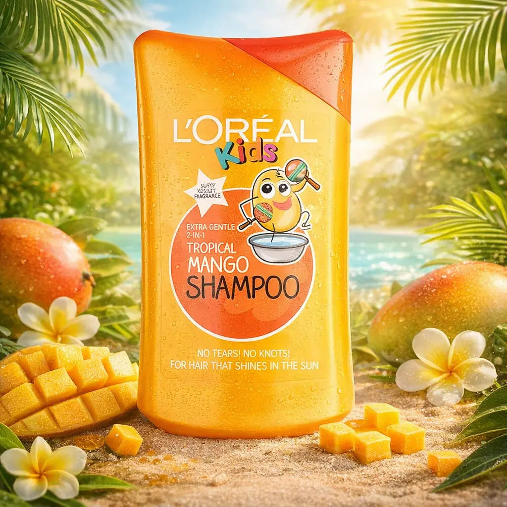 Shampooing Enfant L'Oréal Kids Mangue Tropicale Sans Larmes — 250 ml