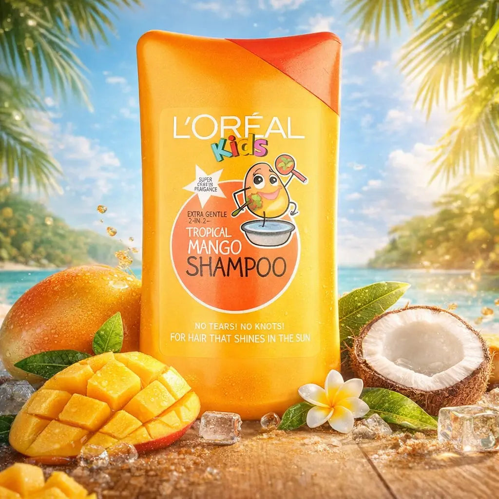 Shampooing Enfant L'Oréal Kids Mangue Tropicale Sans Larmes — 250 ml