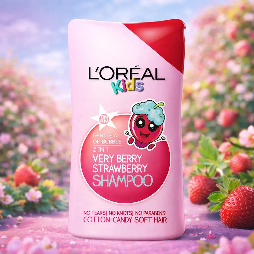 Shampooing Enfant 2-en-1 L'Oréal Kids Fraise Sans Larmes — 250 ml