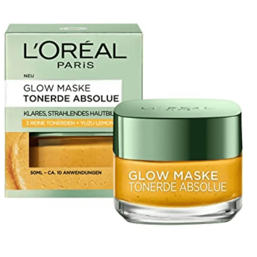 L'Oréal Paris Clay Absolue Glow Masque pour un teint clair et éclatant Crème 50 ml L'oreal