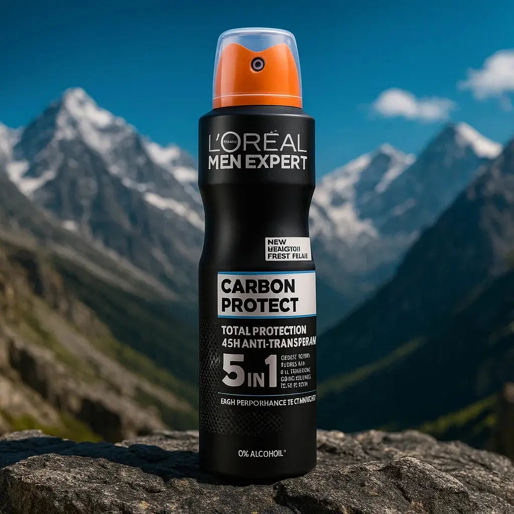 L'Oréal Men Expert Carbon Protect Deodorant Spray, l'anti-transpirant 5 en 1 250 ML L'oreal