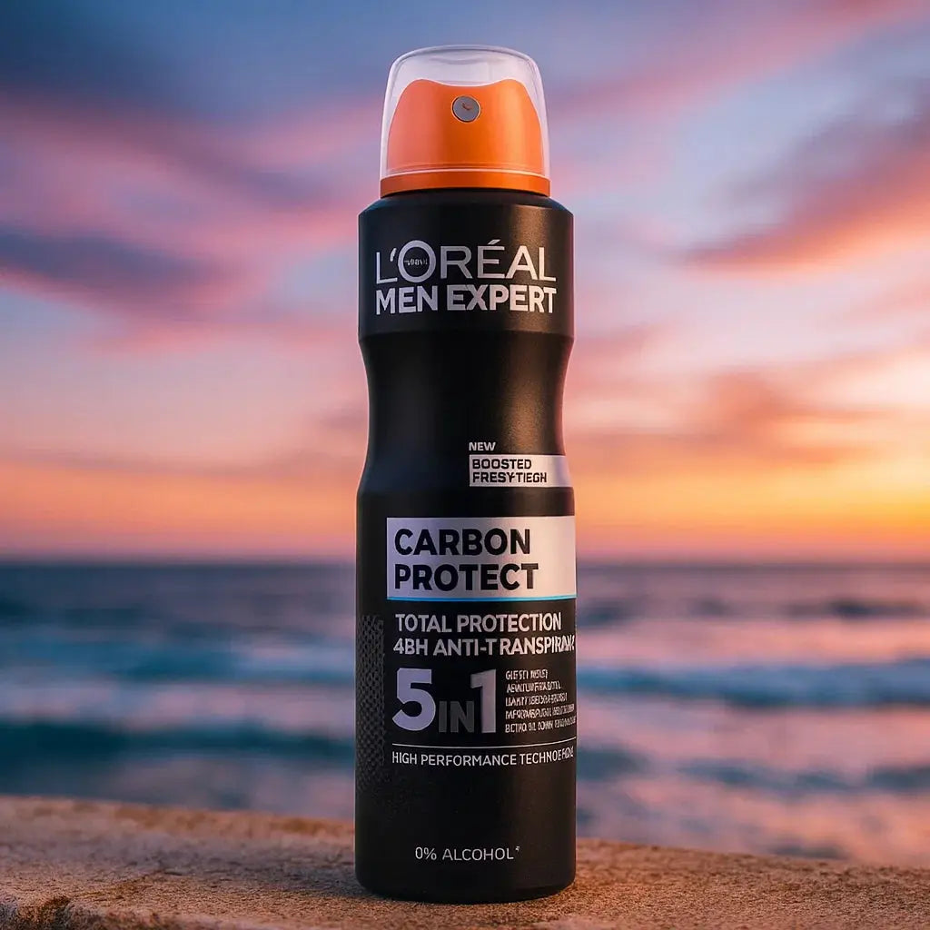 L'Oréal Men Expert Carbon Protect Deodorant Spray, l'anti-transpirant 5 en 1 250 ML L'oreal