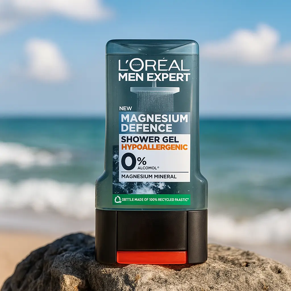 L'Oréal Men Expert - Lot De 2 Gels Douche Magnésium Défense PH Neutre - 300 Ml Chacun