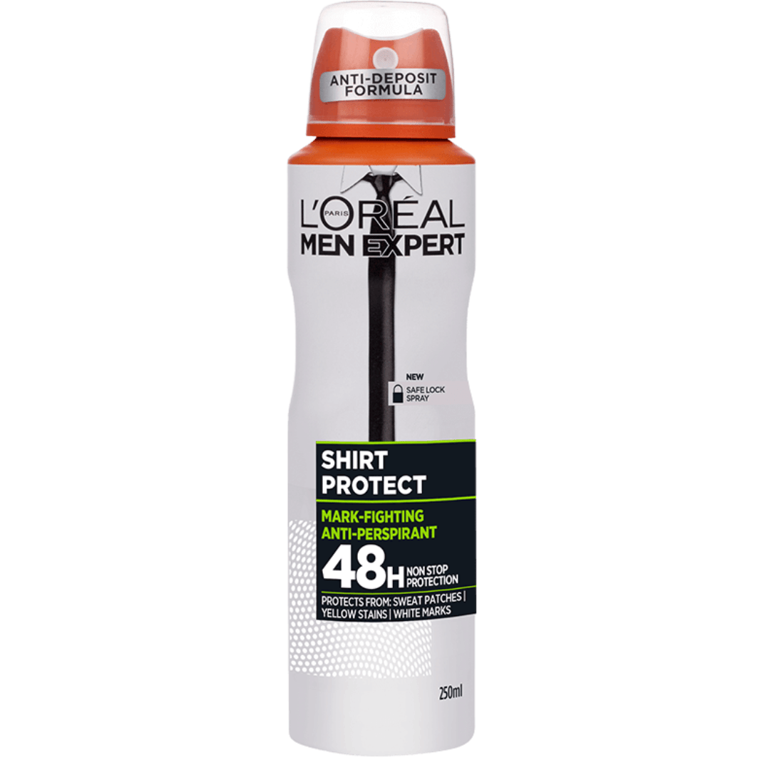 L'Oreal Men Expert Shirt Protect Déodorant Anti-transpirant 48 heures 250 ml L'oreal