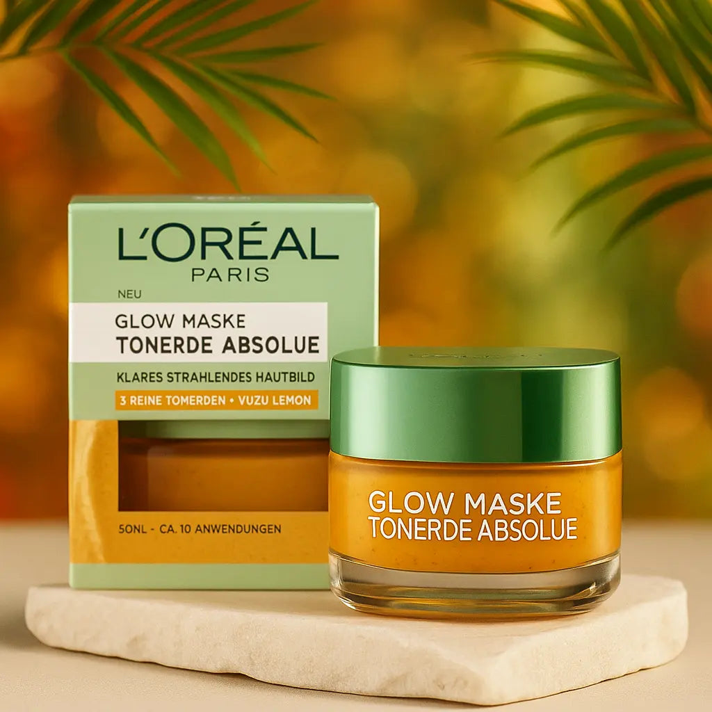 L'Oréal Paris Clay Absolue Glow Masque pour un teint clair et éclatant Crème 50 ml L'oreal