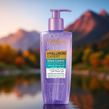 Gel Nettoyant Visage L'Oréal Paris Hyaluron Expert Peaux Grasses — 200 ml