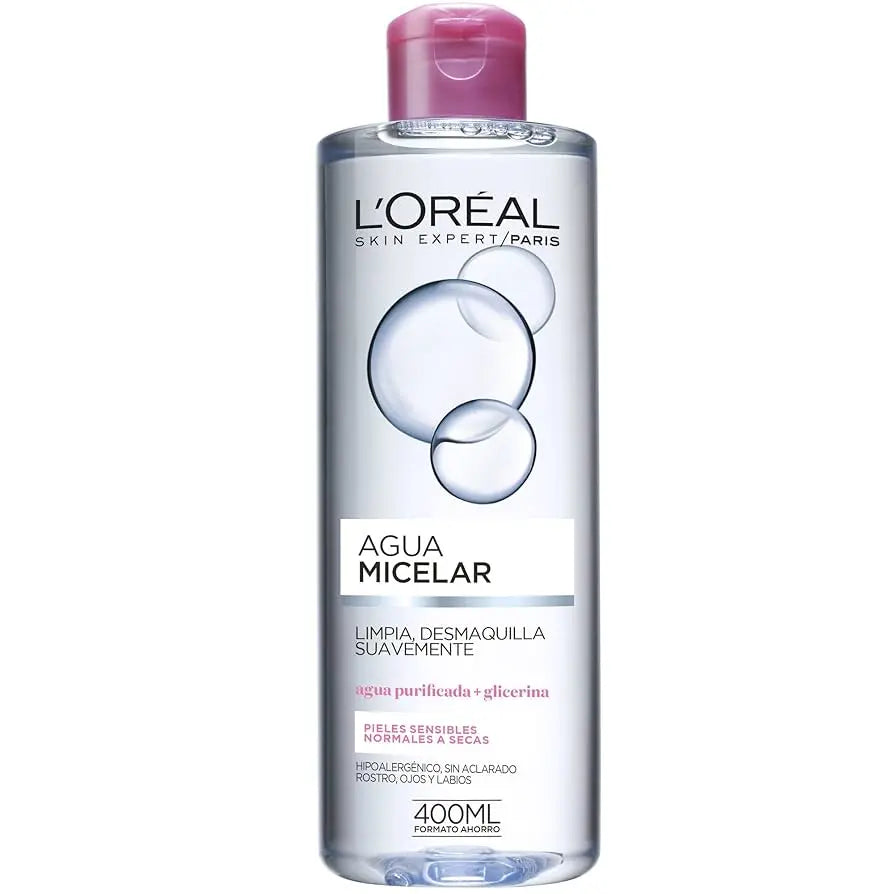 L'Oréal Skin expert Eau micellaire - Peau sensible, normale à sèche - 400 ml L'oreal