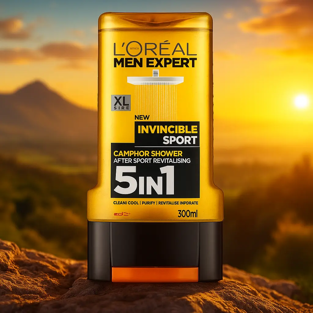 L'oreal Men Expert Invincible Sport 5 In 1 Gel Douche 300 Ml L'oreal