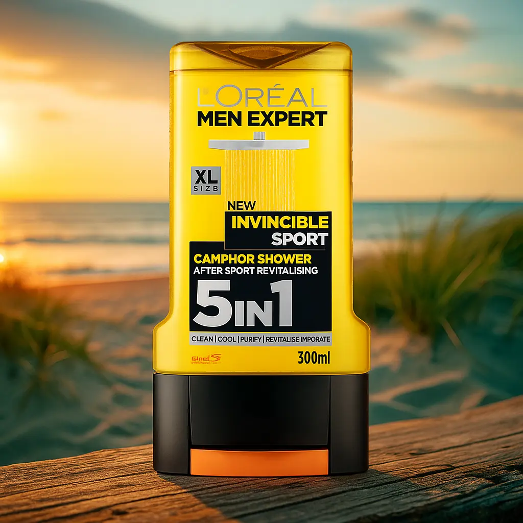 L'oreal Men Expert Invincible Sport 5 In 1 Gel Douche 300 Ml L'oreal