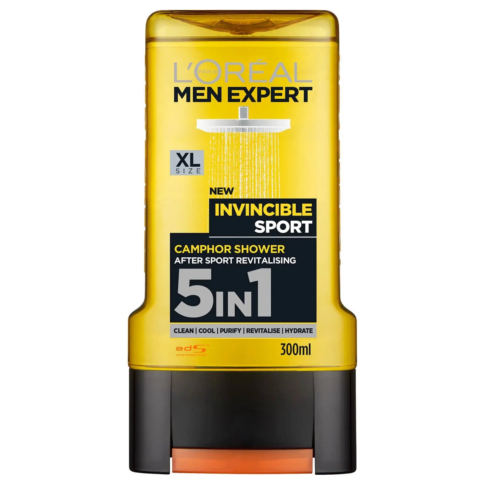 L'oreal Men Expert Invincible Sport 5 In 1 Gel Douche 300 Ml L'oreal