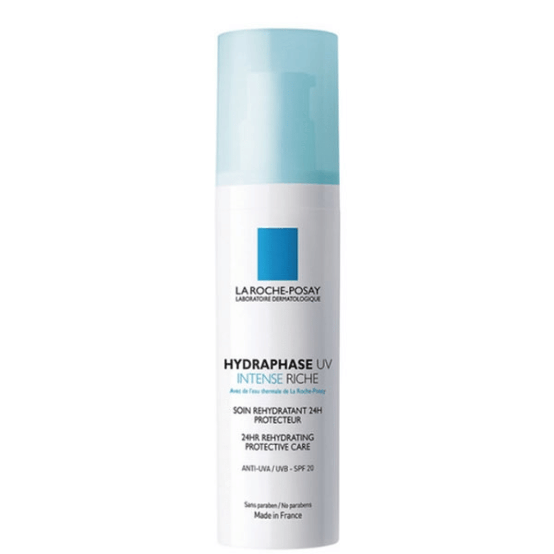 La Roche-Posay, Hydraphase UV Intense Riche, Crème, 50 ml, Peau Sensible Réhydratante, SPF 20 LA ROCHE POSAY
