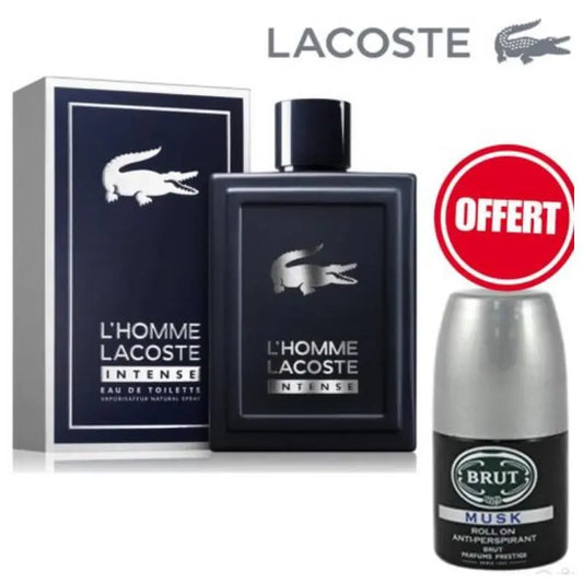 Lacoste L'homme Intense 150ml EDT Spray+ Deodorisant (Offert) LACOSTE