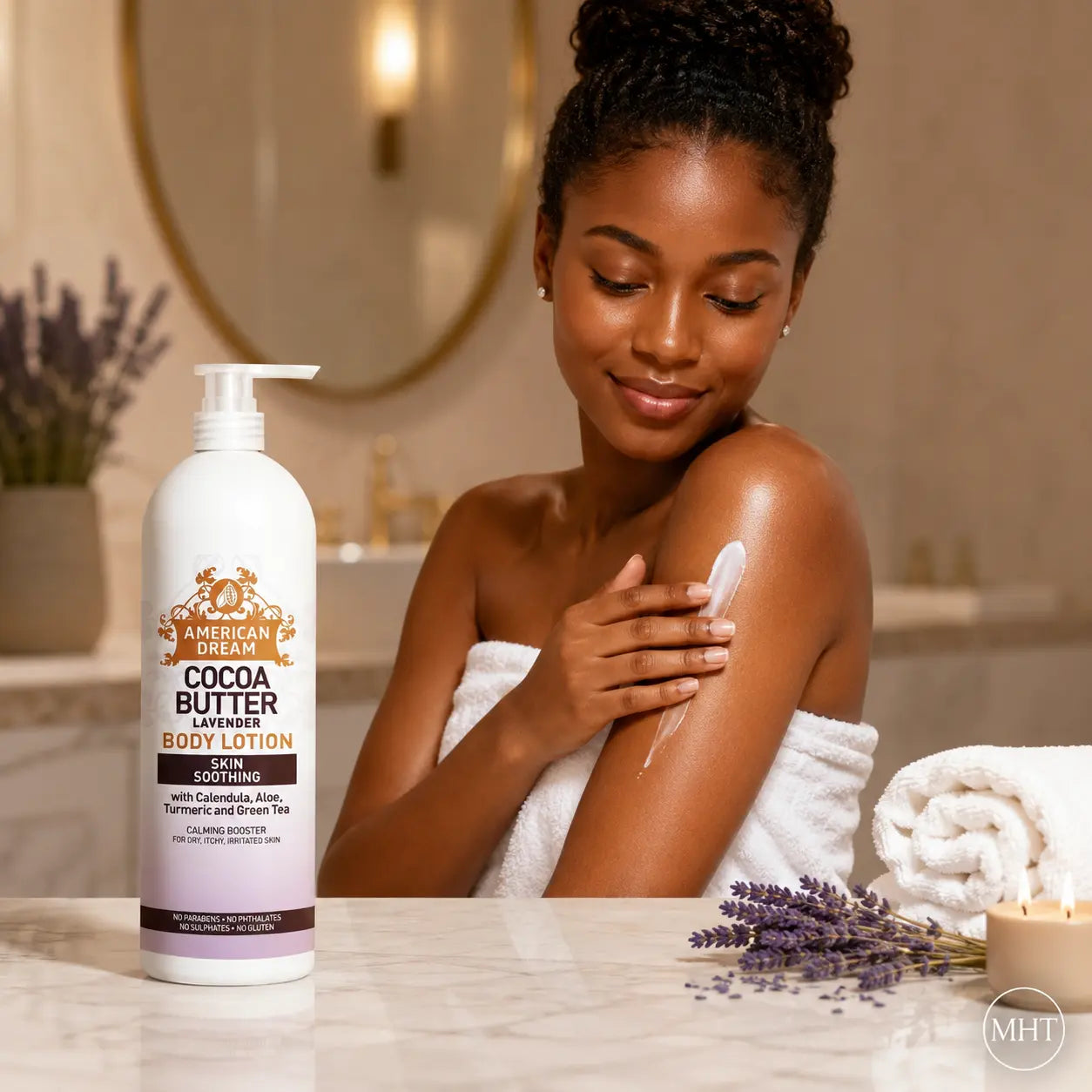 Lait Corps American Dream Cocoa Butter Lavande — 750 ml American Dream