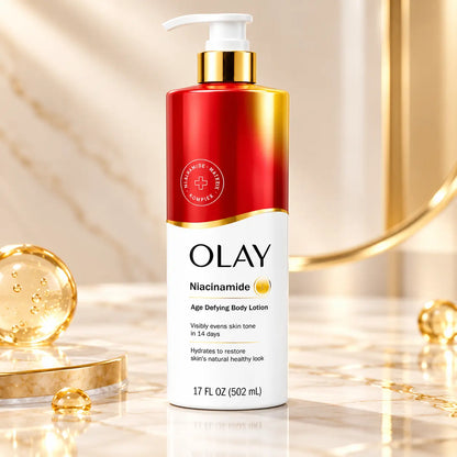 Lait Corps Anti-Âge Olay Regenerist Niacinamide Age Defying — Vitamine B3 — 502 ml