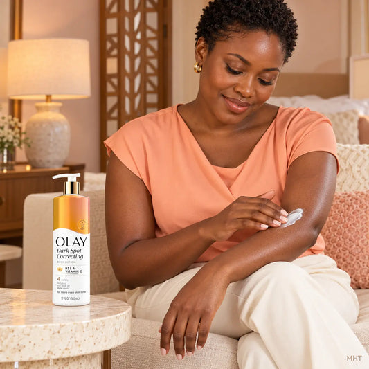 Lait Corps Anti-Taches Olay Dark Spot Correcting — AHA, Vitamine C & Niacinamide — 502 ml