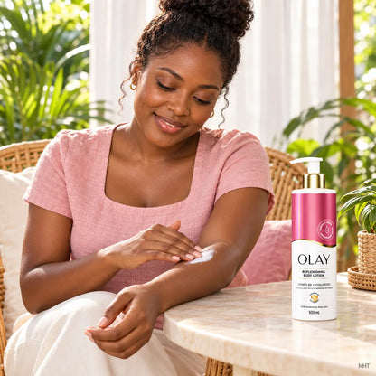 Lait Corps Hydratant Olay Replenishing Vitamine B5 + Acide Hyaluronique — 500 ml