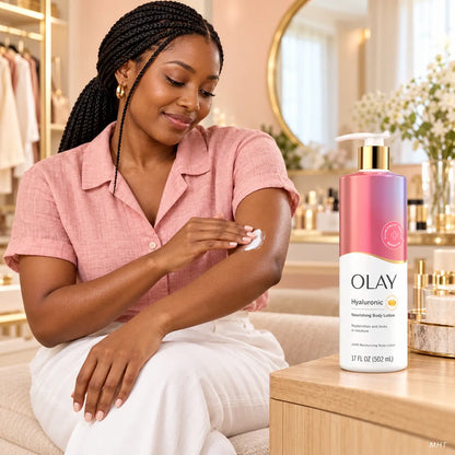 Lait Corps Nourrissant Olay Hyaluronic — Acide Hyaluronique & Vitamine B3 — 502 ml