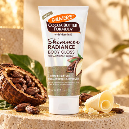 Lait Corps Scintillant Palmer's Cocoa Butter Shimmer Radiance Body Gloss — 155 ml