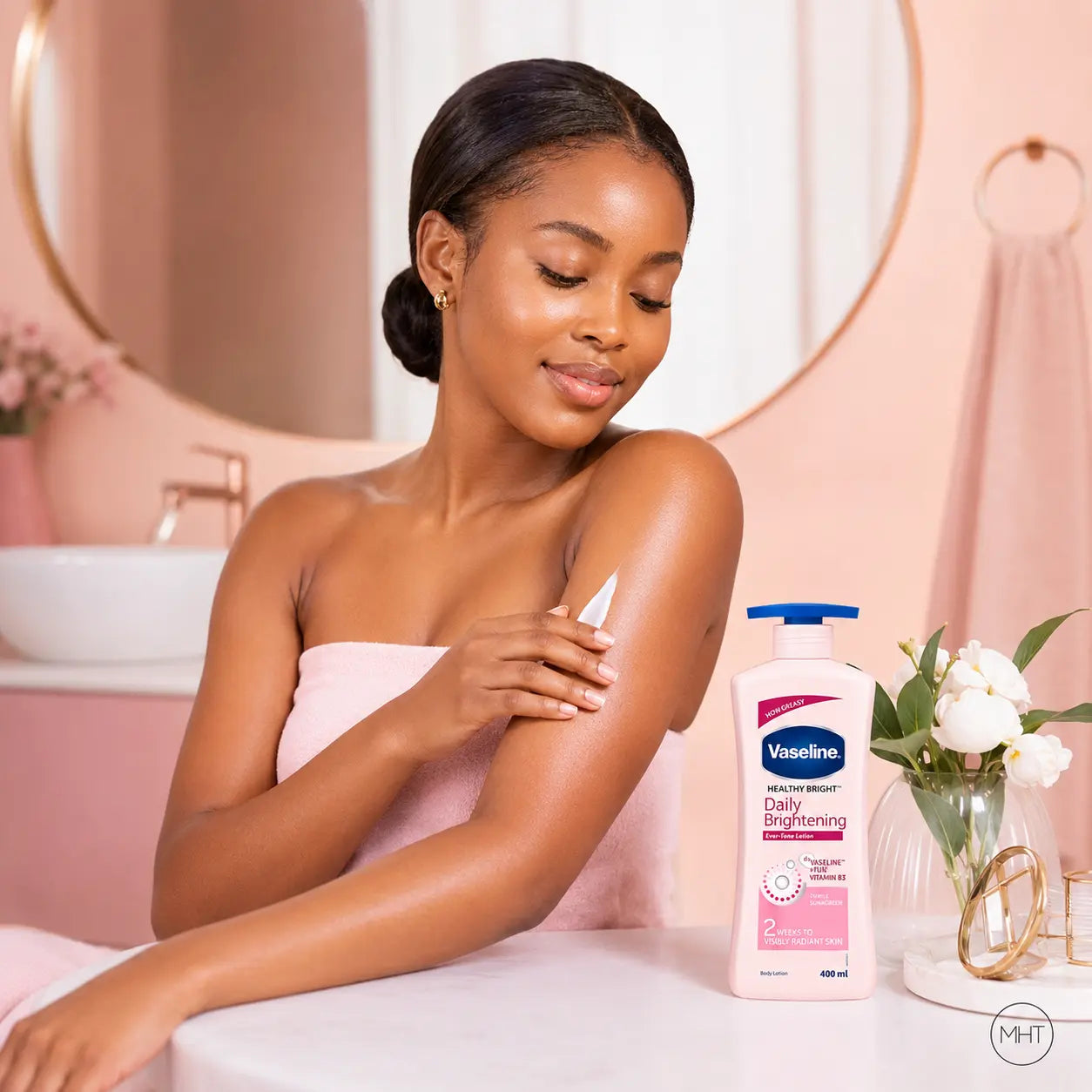Lait Corps Vaseline Healthy Even Tone Éclaircissement Quotidien — 600 ml