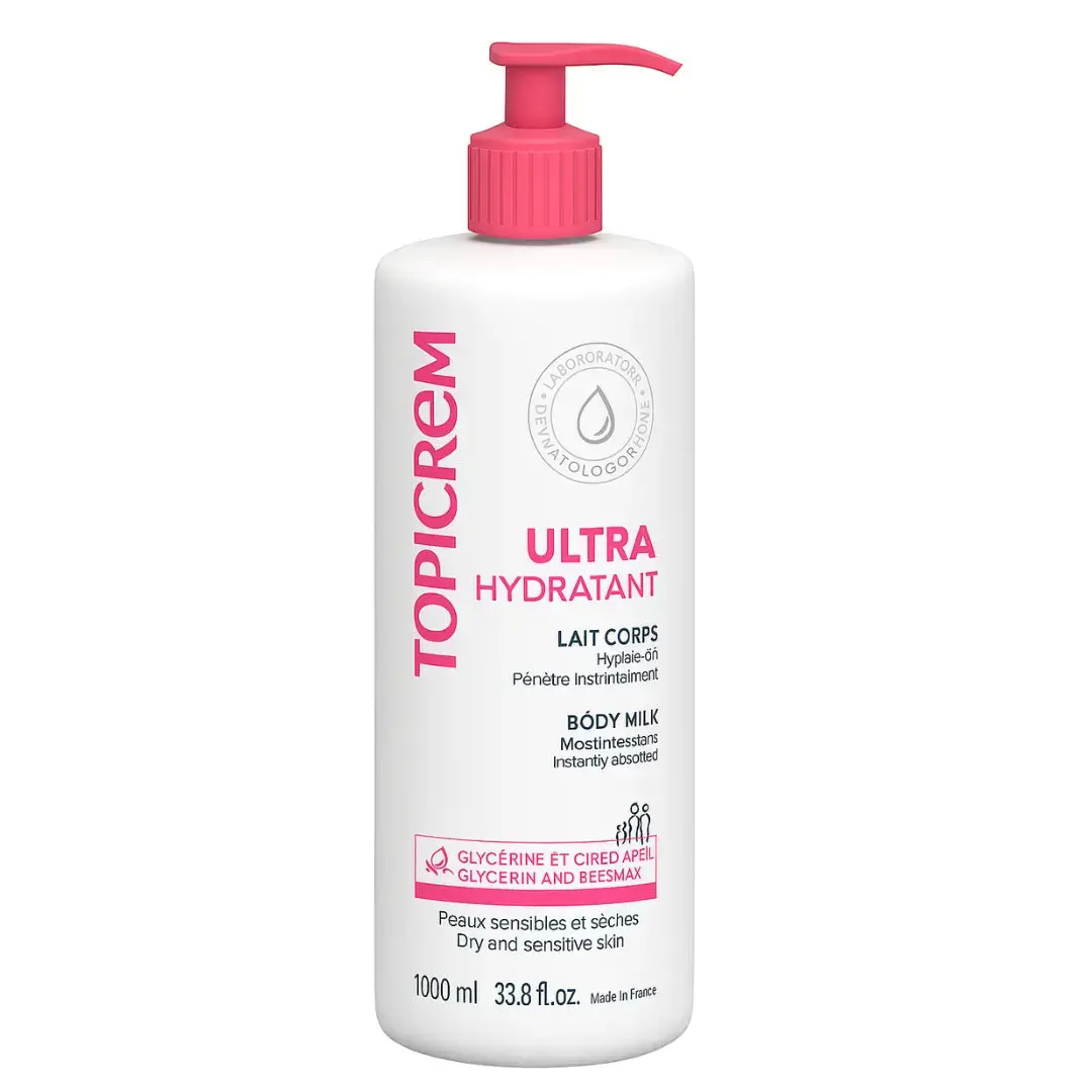 Lait corporel ultra-hydratant UH de TOPICREM 1000 ML TOPICREM
