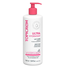 Charger l&#39;image dans la galerie, Lait corporel ultra-hydratant UH de TOPICREM 1000 ML TOPICREM
