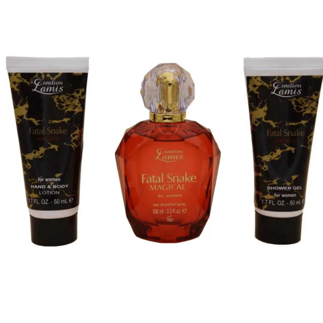 Lamis Fatal Snake Magical for Ladies Coffret cadeau 3 pièces pour dames CREATION LAMIS