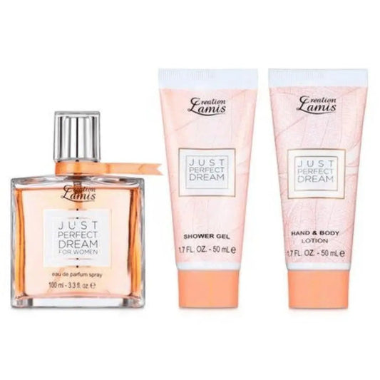 Lamis Just Perfect Dream pour dames (ensemble cadeau 3 pièces pour dames) 100ml CREATION LAMIS