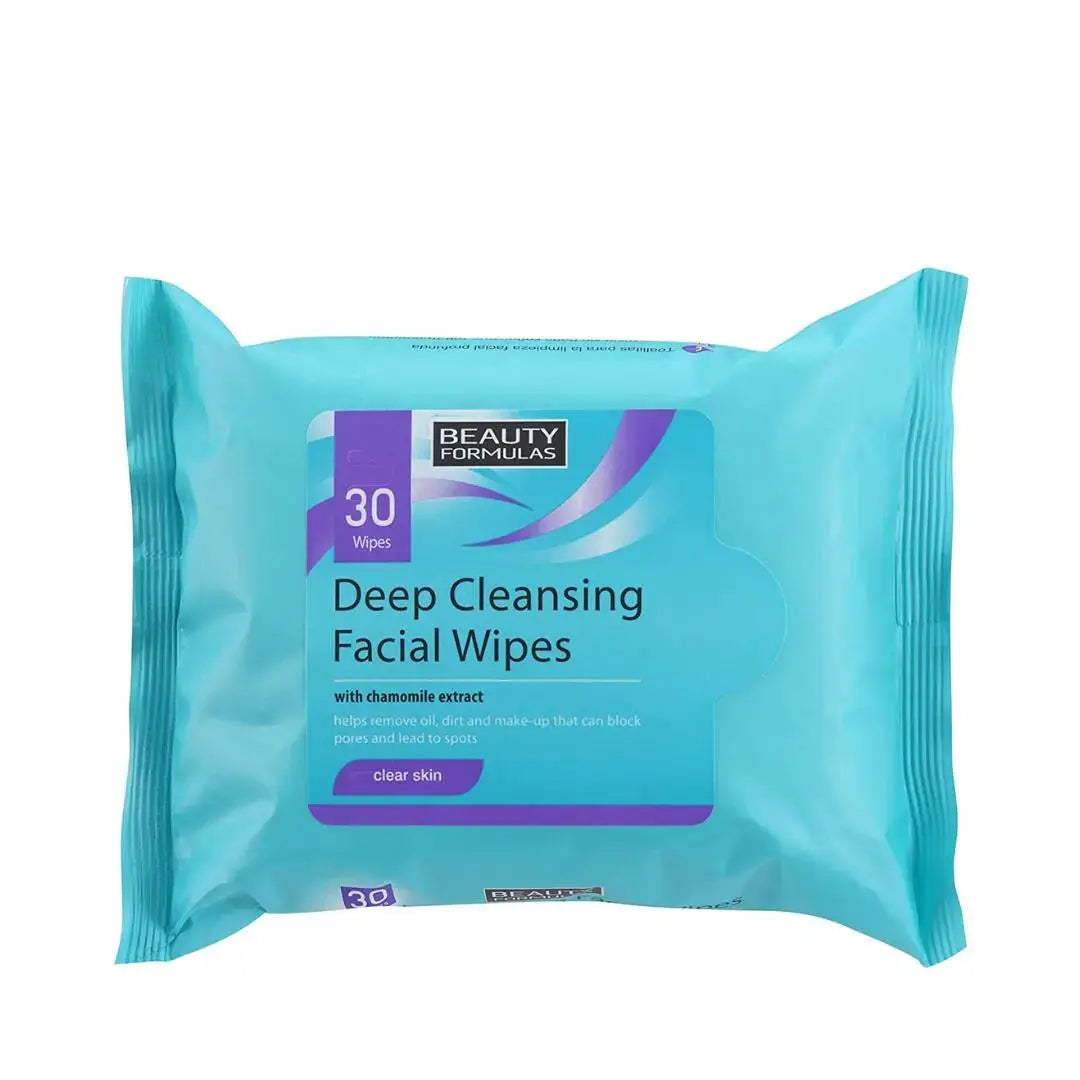 Beauty Formulas lingettes nettoyant en profondeur du visage BEAUTY FORMULAS