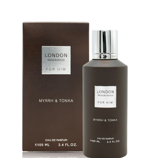London Fragrances Myrrhe & Tonka Homme Eau de Parfum 100ml LONDON FRAGRANCES