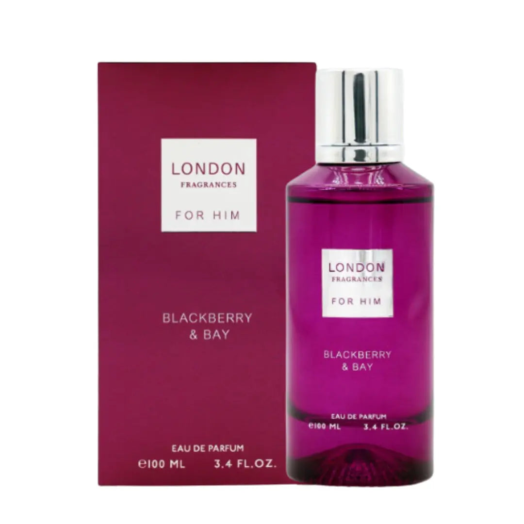London Fragrances Pour Homme Blackberry & Bay  Eau de Parfum 100 Ml LONDON FRAGRANCES