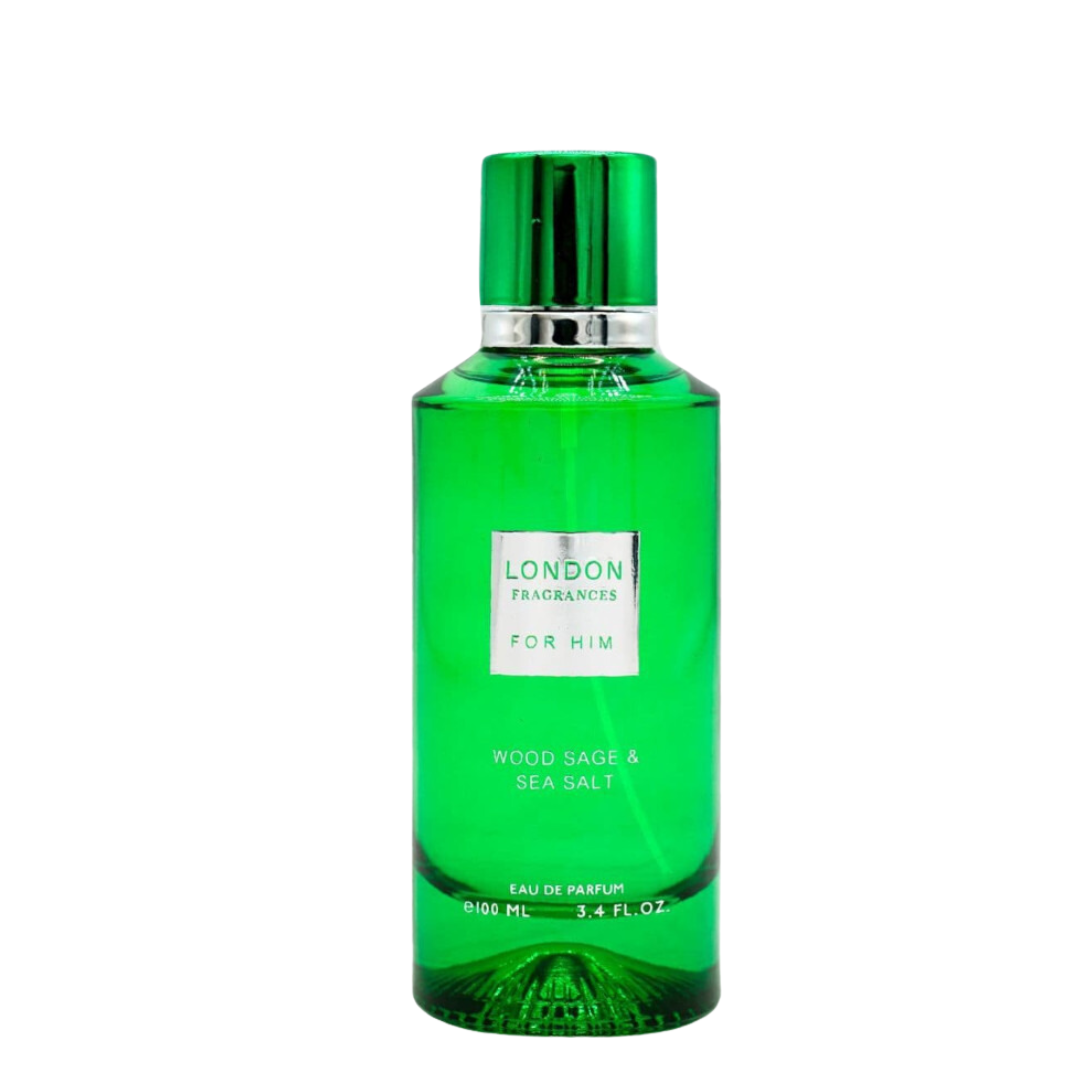 London Fragrances Pour Homme Wood Sage & Sea Salt Eau de Parfum 100 Ml LONDON FRAGRANCES