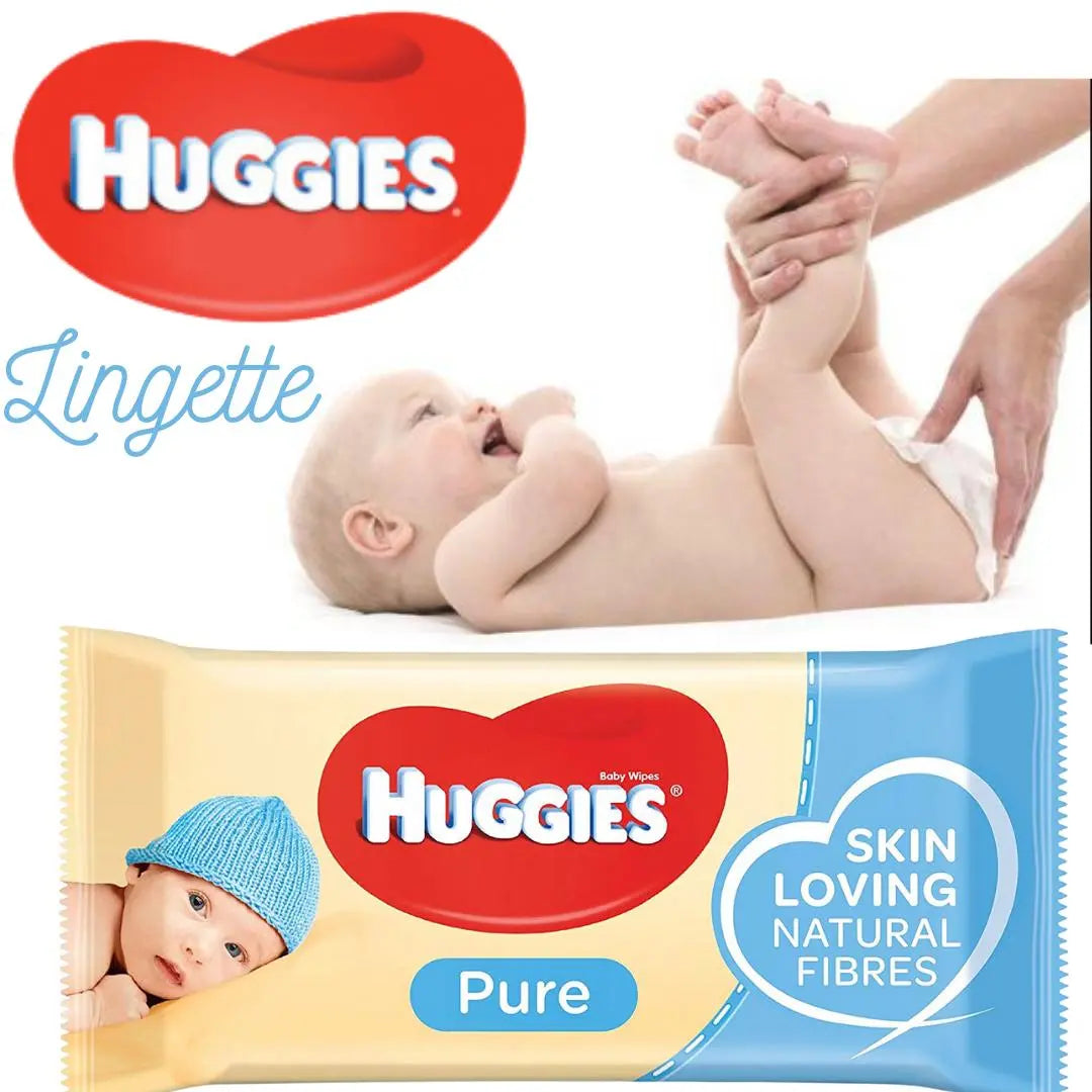 Lot de 56  Lingettes Huggies Pure HUGGIES