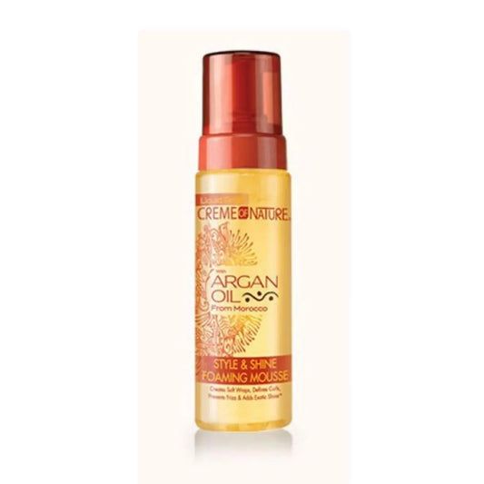 Lotion mise en plis à l'huile d'Argan (foaming wrap) 210ml CREME OF NATURE