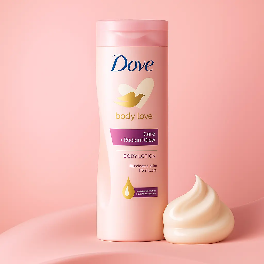 Lotion pour le corps Dove Care+Radiant Glow 400 ml DOVE